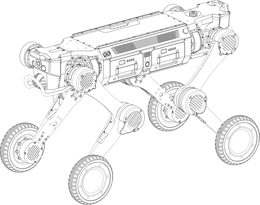 AGIBOT D1 Max – napajanje i mobilnost