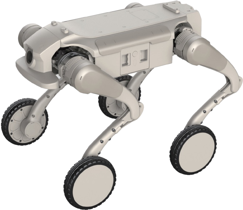 AGIBOT D1 Ultra-W – Système de patrouille – AGIBOT D1 Ultra-W – composants de la plateforme à pattes et roues